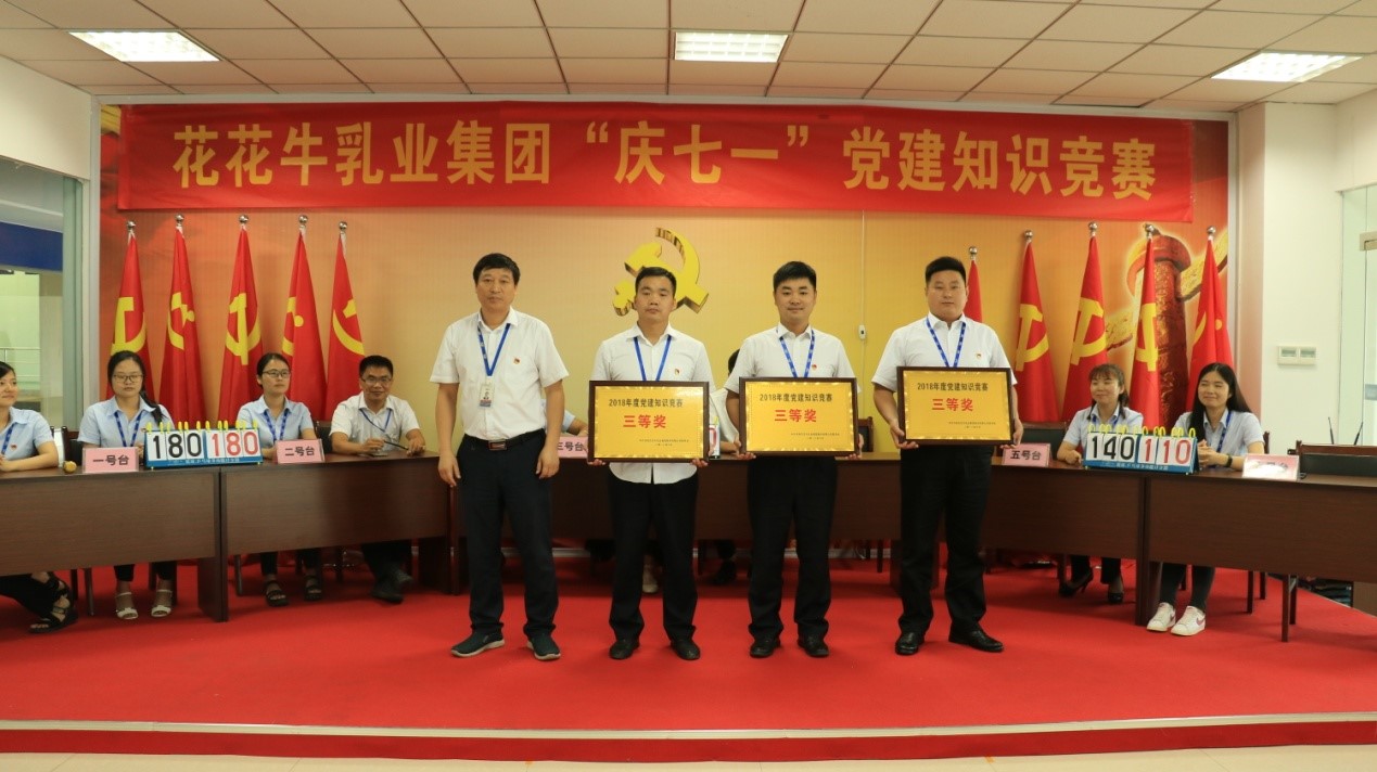 知識競賽爭先鋒   比學(xué)趕超展風(fēng)采 —— 花花牛乳業(yè)集團(tuán)黨委舉辦慶 “七一”黨建知識競賽
