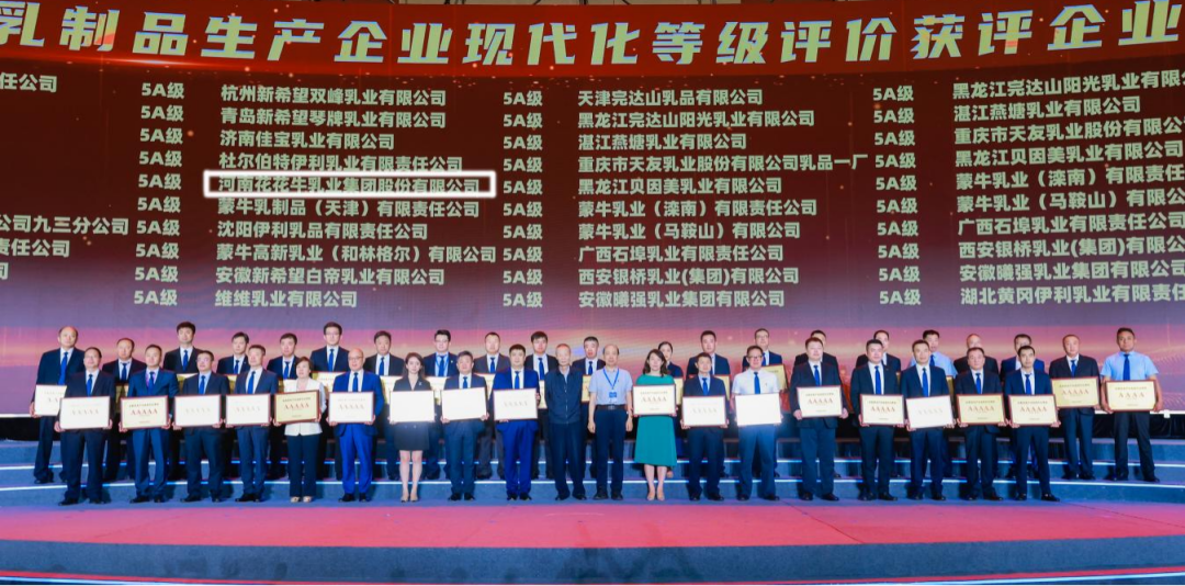 啟航新征程 點亮新賽道丨花花牛乳業(yè)集團參加第十四屆中國奶業(yè)大會暨D20峰會，榮獲“中國乳制品生產(chǎn)企業(yè)現(xiàn)代化等級5A級”評定殊榮
