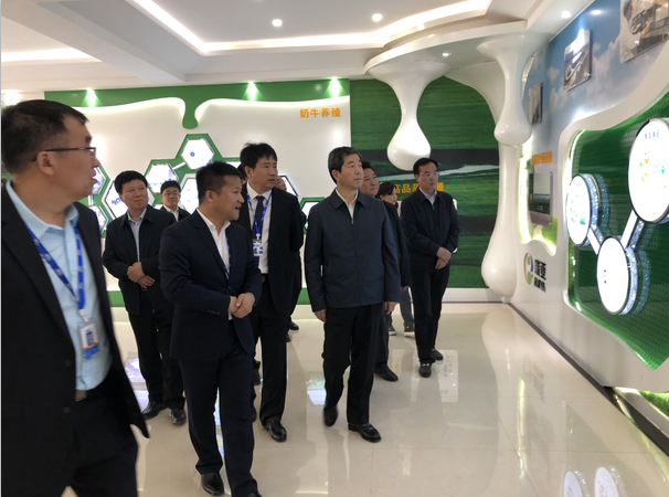 河南省委副書記、省長陳潤兒一行蒞臨 花花牛集團魯山瑞亞牧業(yè)有限公司視察調(diào)研